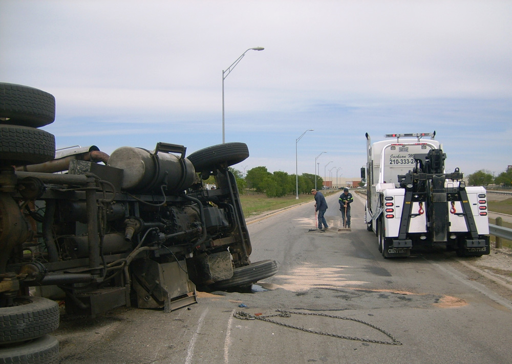 truck rollover