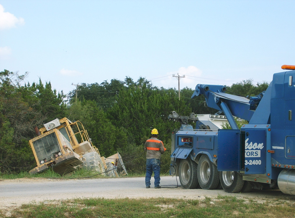 equipment winch out